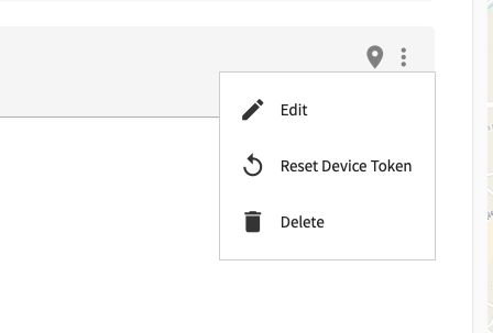 Now you can reset the token in the cloud by clicking on the “Reset Token” button