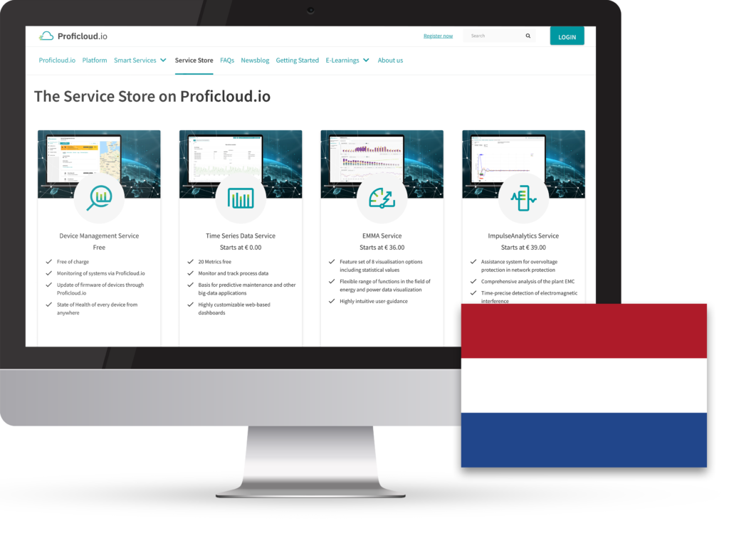 Die Niederlande sind jetzt im Service Store auf Proficloud.io verfügbar