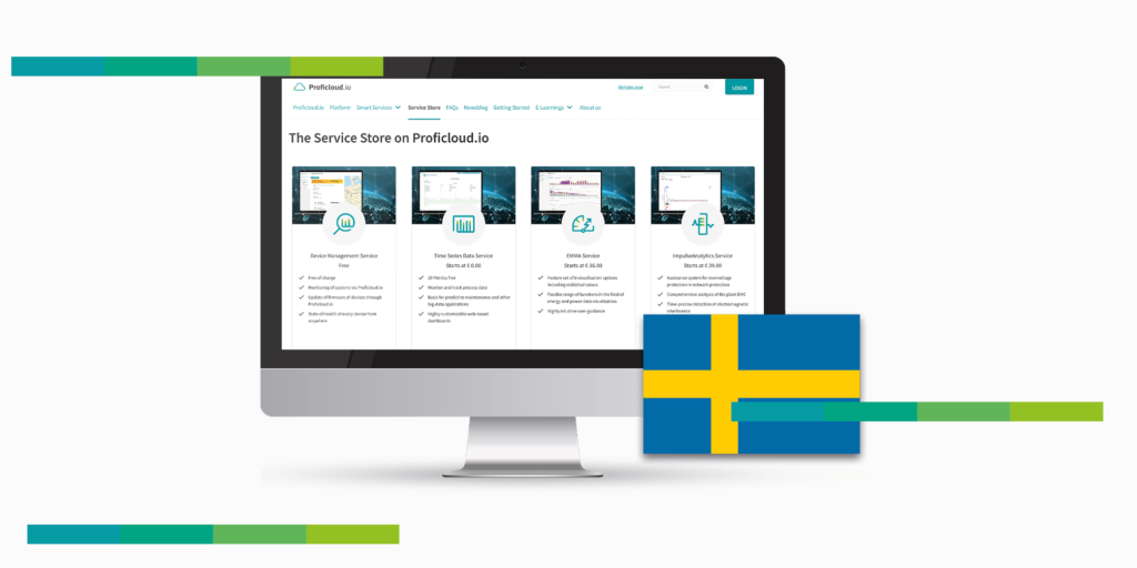 Sweden is now available in the Service Store on Proficloud.io
