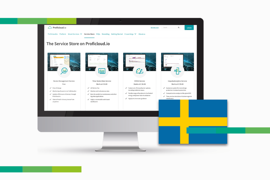 Sweden is now available in the Service Store on Proficloud.io