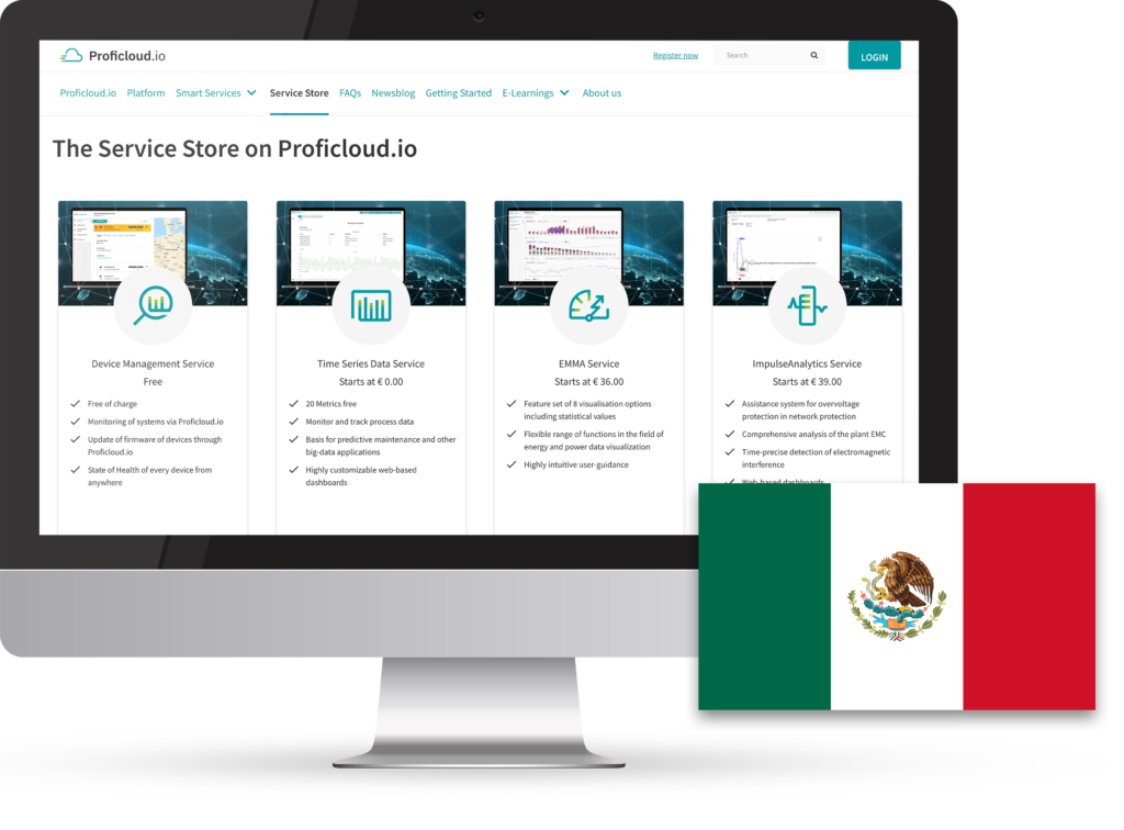 Mexico is now available in the Service Store on Proficloud.io