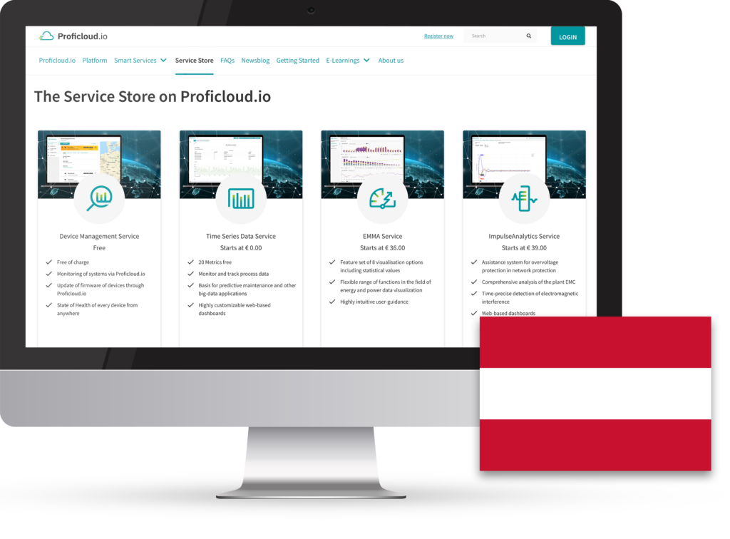 Austria is now available in the Service Store on Proficloud.io