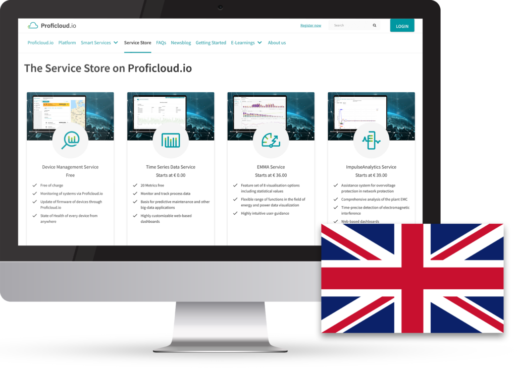 The United Kingdom is now available in the Service Store on Proficloud.io 