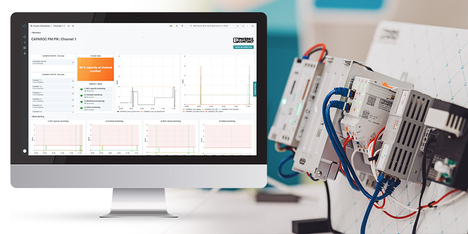 We were able to see the consumptions, remaining lifetime and a set up notification system directly in the Time Series Data Service with a small delay - which also left a very positive impression on the participants.