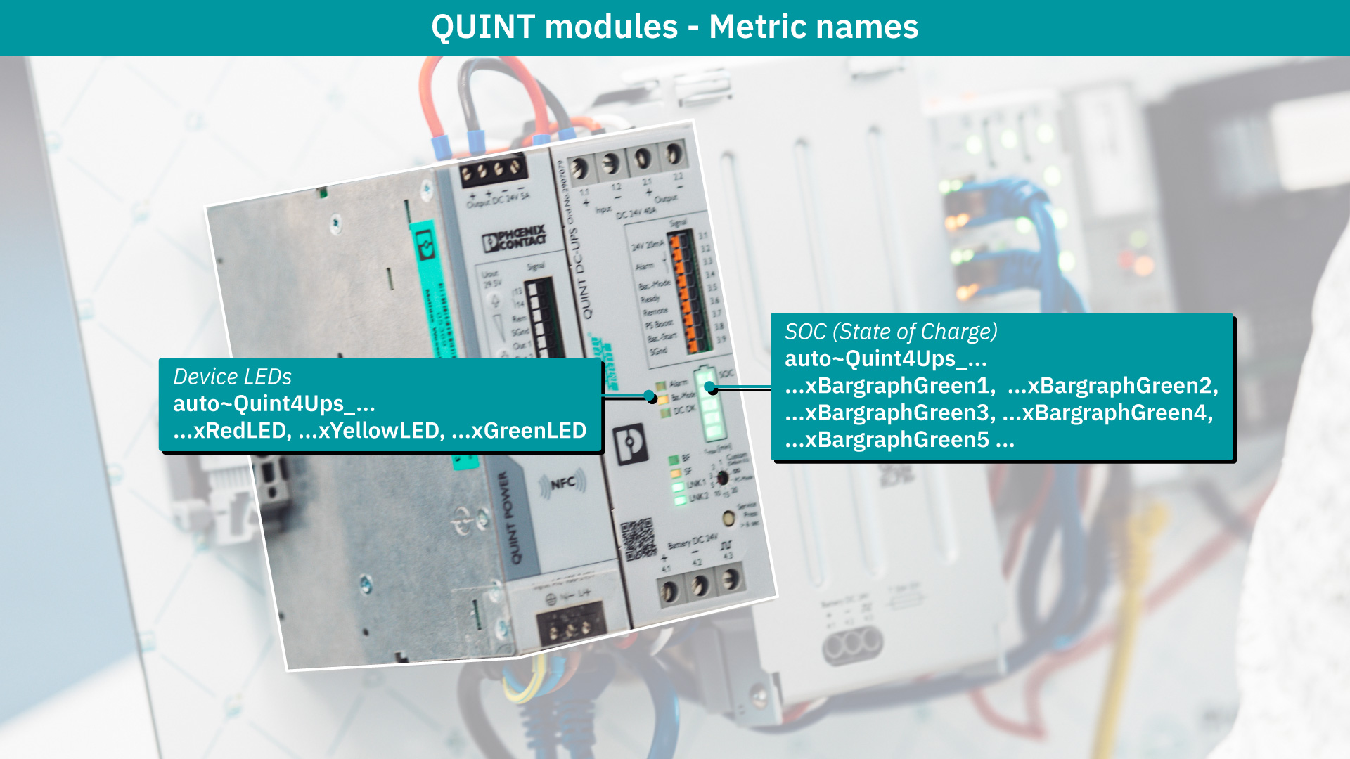 Naming scheme for QUINT module metrics