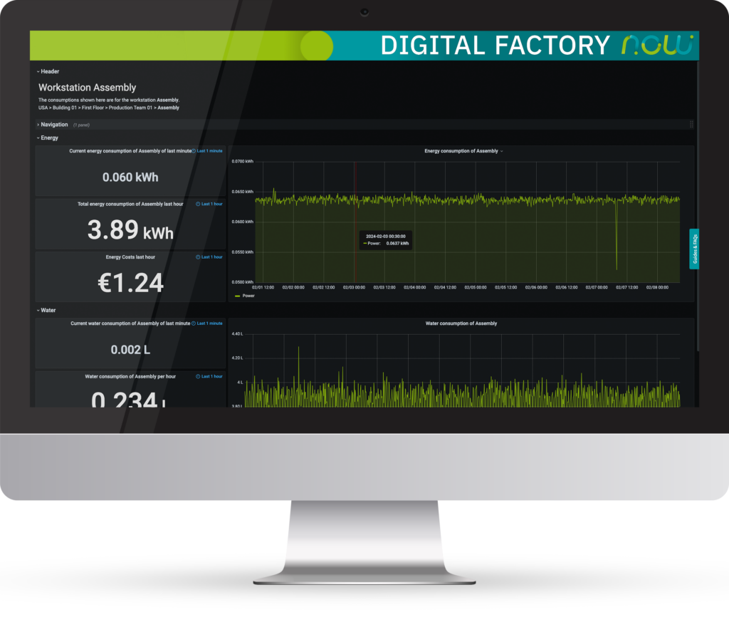 Digital Factory Now Dashboard Time Series Data Serivce on Proficloud (1)